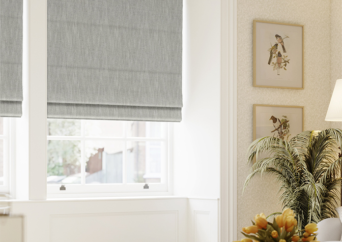 Clarendon, Serene Grey - Roman Blind - Image 5